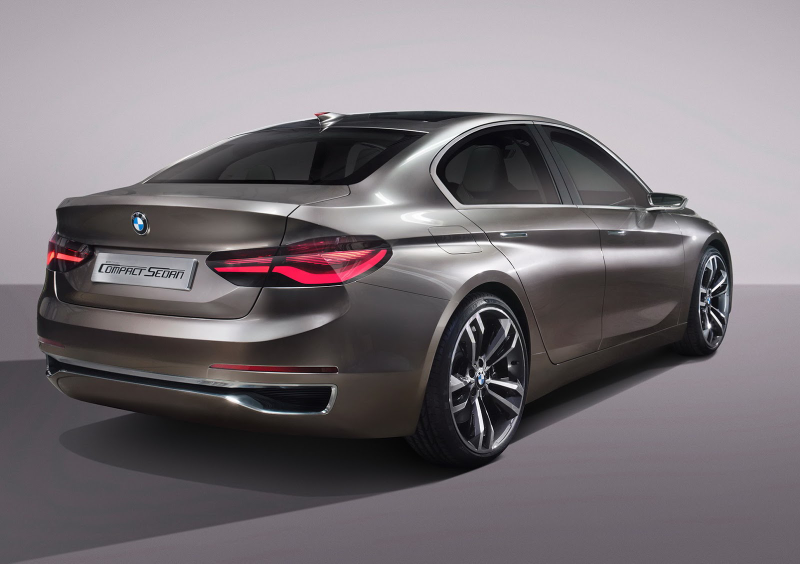 Illustration for article titled The BMWÂ Concept Compact Sedan Sure Looks Like The Next 1 Series